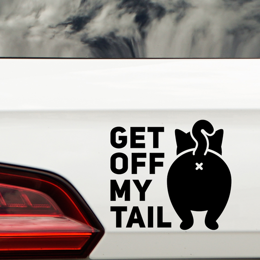 Get Off My Tail Sticker